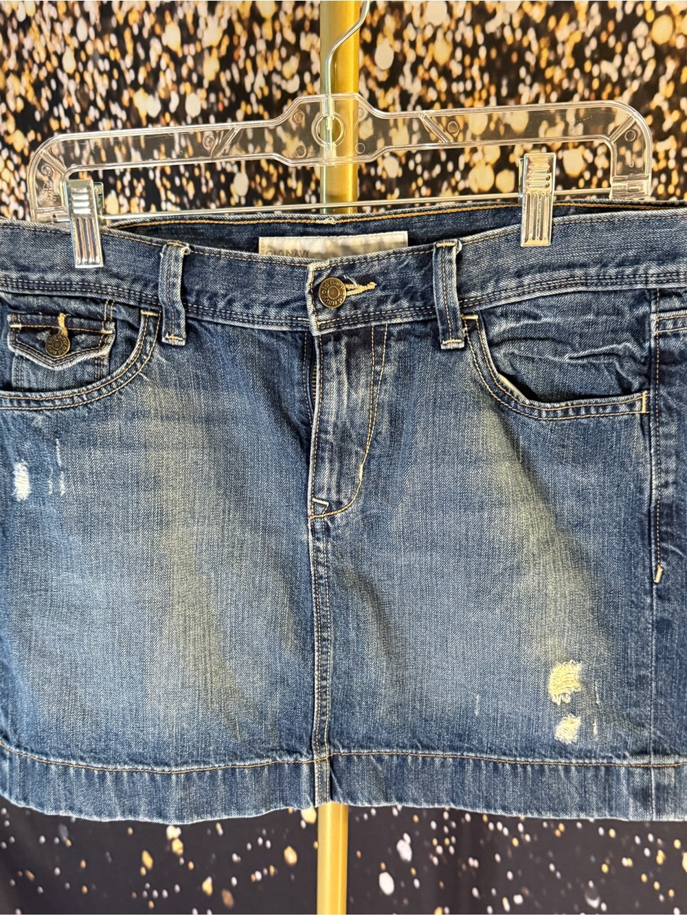 Old Navy Blue Denim Jeans Skirt